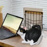 Funny Cat Tissue Holder Cute Cat Butt Tissue Box For Bathroom Bedroom Resin Facial Paper Dispenser For vanity Dresser Nightstand 2