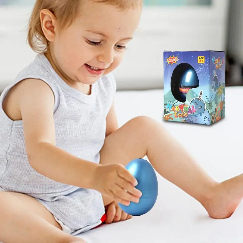 Egg Hatch Toy For Kids Self-Hatching In Water Surprise Animals Educational Safe Fun Gift for Children's Day Easter Birthday 3