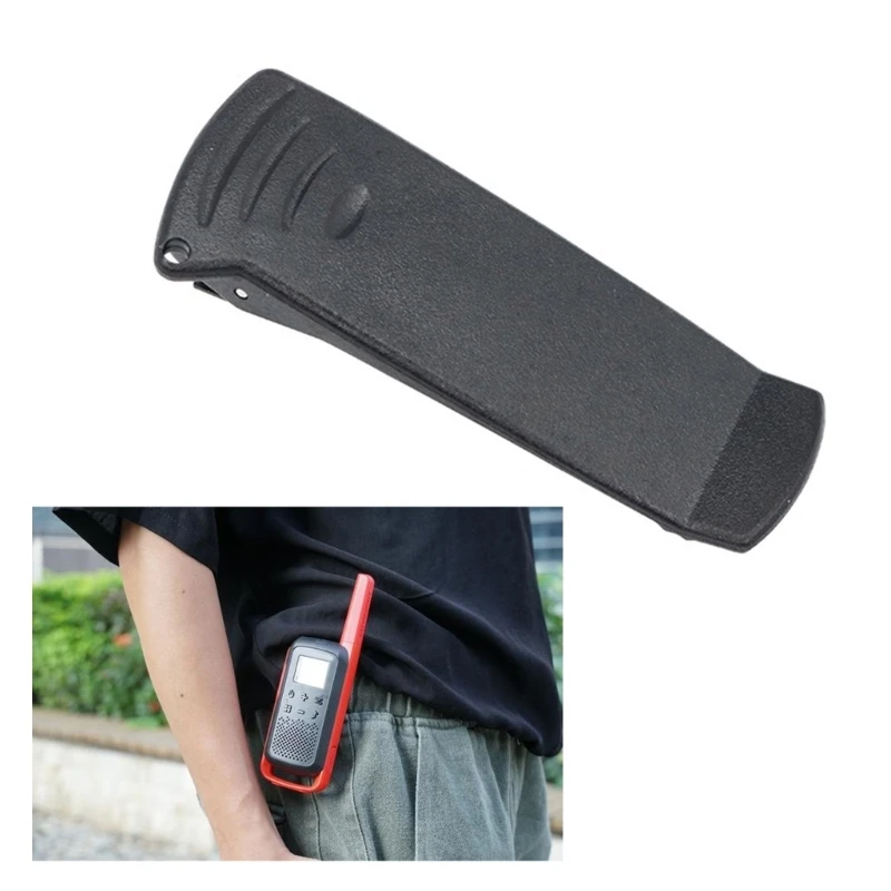 

Portable Two-Way Radio Walkie Talkie Belt Clip Strong Quick-release Waist Clip For MAXON SL55 Security Staff Patrol Duty