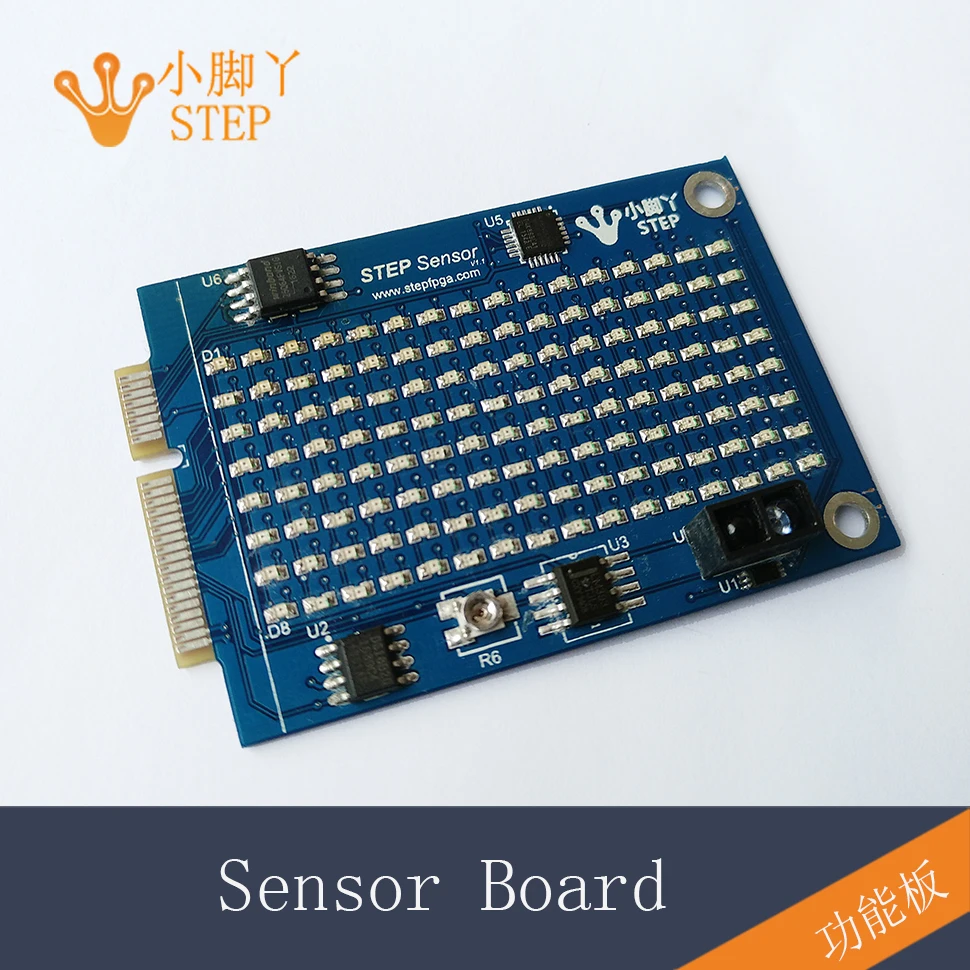 

Dot Matrix LED Display Extension Module, with Little Feet Step FPGA Development Board Sensor Module