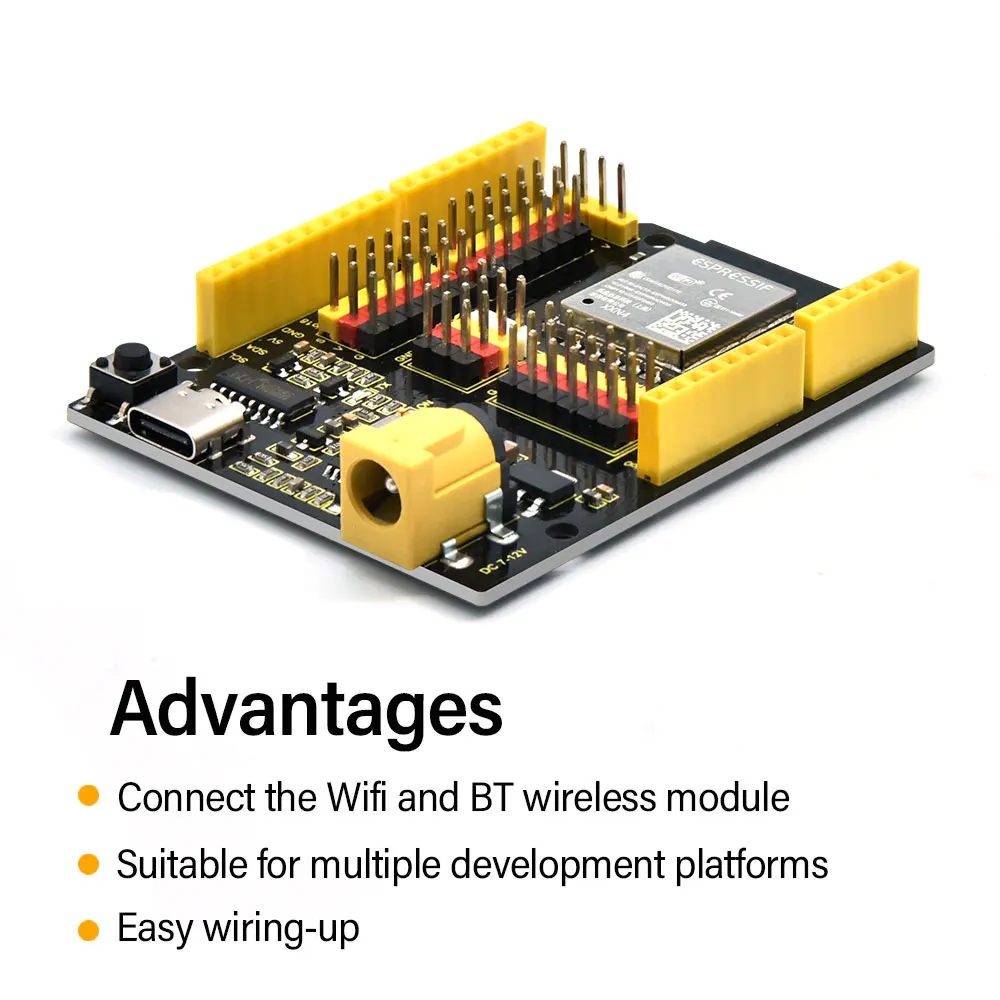 Keyestudio Complete ESP-32 IOT Electronic Engineering Learning Maker Kit+42 Projects Tutorial For Arduino ESP32 C++ Programming 