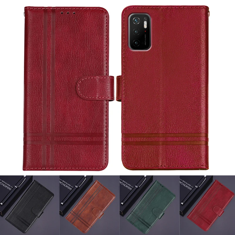 

Case For Xiaomi Poco M3 Pro 5G Wallet Case on Carcasa POCO M4 Pro 5G чехол Flip Cover on Pocophone Poko M3 6.53" Smartphone Case