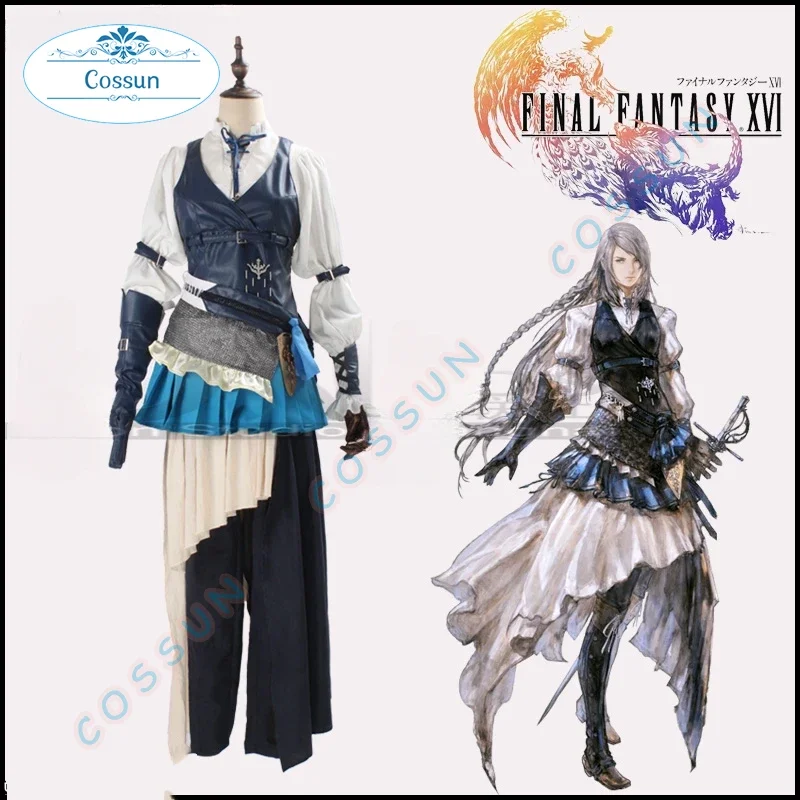 

[Customized]Game Final Fantasy Xvi Ff16 Jill Warrick Cosplay Costume Cos Game Anime Party Uniform Hallowen Play Role Clothes