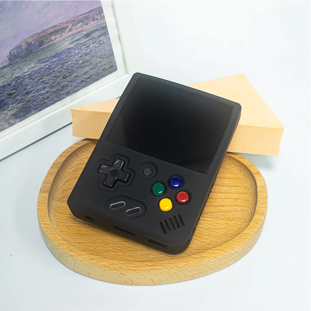 MIYOO MINI 플러스용 실리콘 게임 콘솔 슬리브 스킨, 충격 방지, 부드러운 보호 스킨 커버, 휴대용 게임 콘솔
