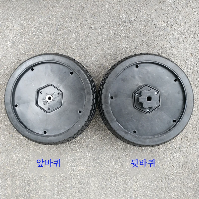 어린이 전기 자동차 고무 타이어 장난감 자동차 휠 액세서리 아이 4 륜 휠 배럴 전면 후면