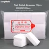 Nail Cotton Polish Remover Wipes Gel Clean Manicure Napkins Lint-Free Wipes Cleaner UV Gel Polish Paper Pads Towel Nail Tool#V 1