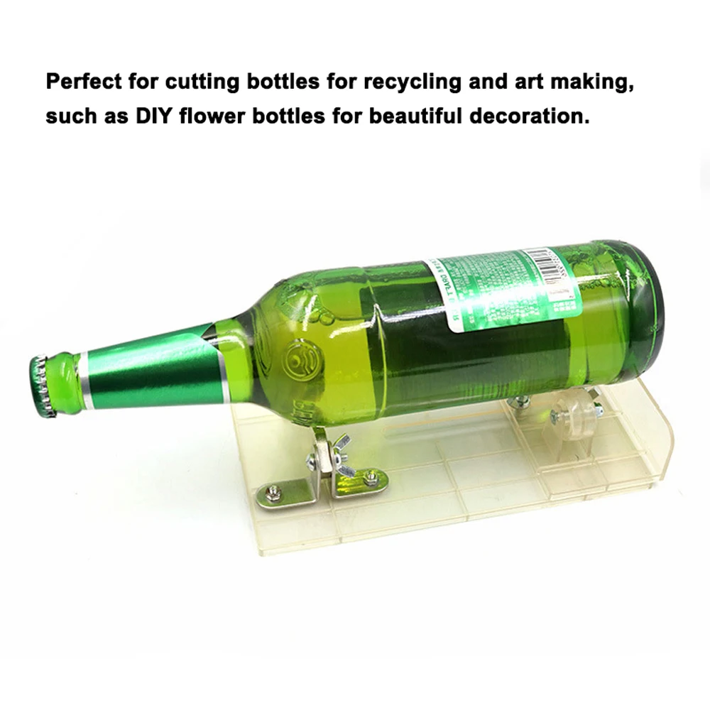 DIY Glass Bottle Cutter 20-230mm Adjustable Sizes Metal Glassbottle Cut Machine Wine Bottles Crafting  Decorations Cutting Tool 5