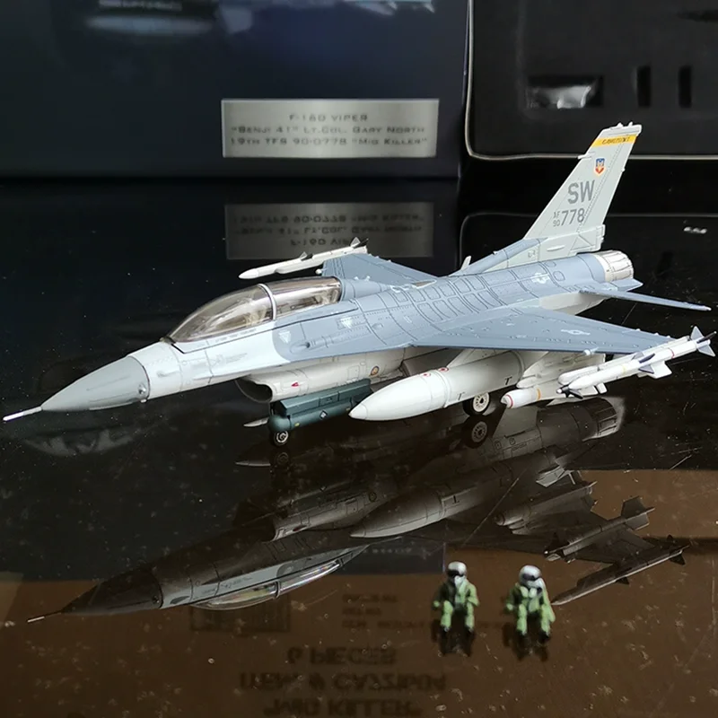 

Diecast 1:72 Scale F16 F-16D Fighter US Air Force 19th Squadron Aircraft Model Adult Fans Collectible Souvenir Gifts