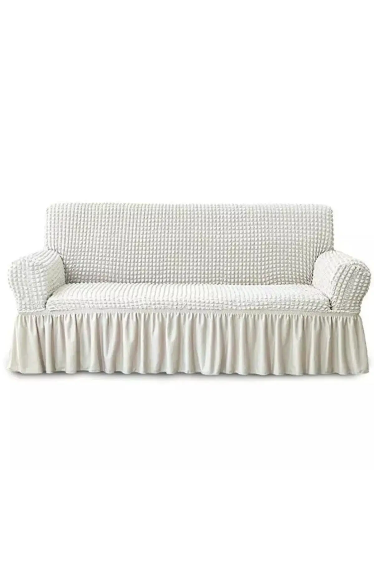 

3 people Bumble Seat, Sofa, Sofa Bed Cover, Seat Cover (3 PERSON) 1 piece Cotton-Polyester 183x230 Ecreu