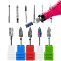 Tungsten Carbide Polishing Heads for Nail Removal and Buffing, Nail Drill Bits, Grinding Bits for Nail Art Manicure 1