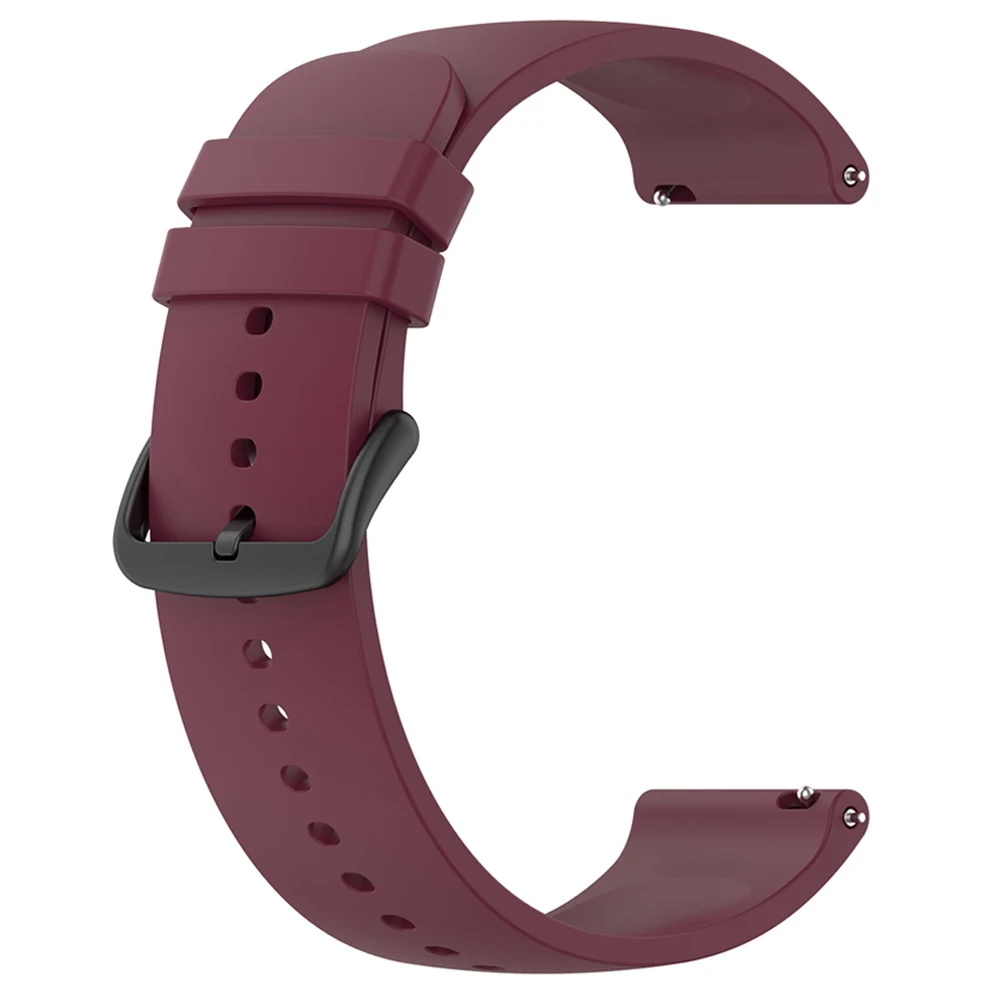 Breathable Soft Silicone Sport Strap - Premium Replacement Band, 20mm/22mm