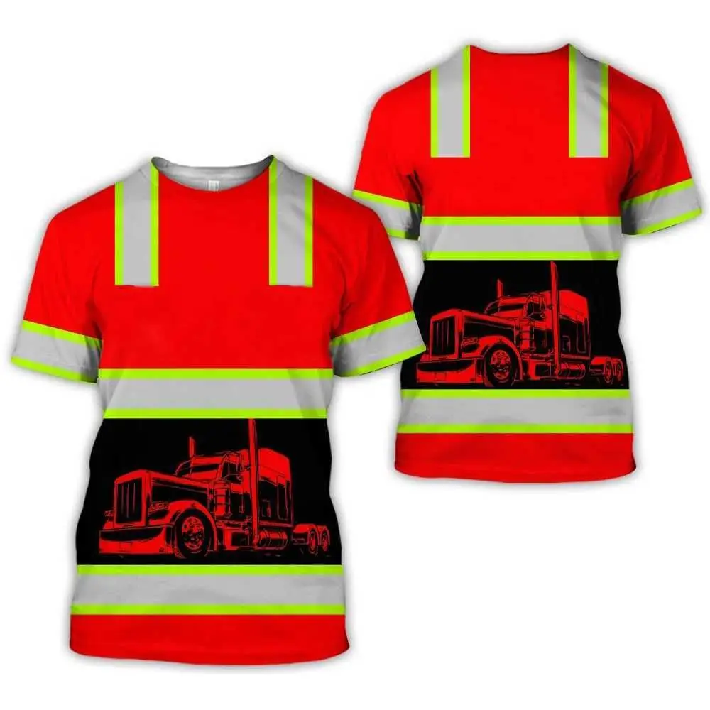 Mens Short Sleeve Streetwear T Shirt Oversized