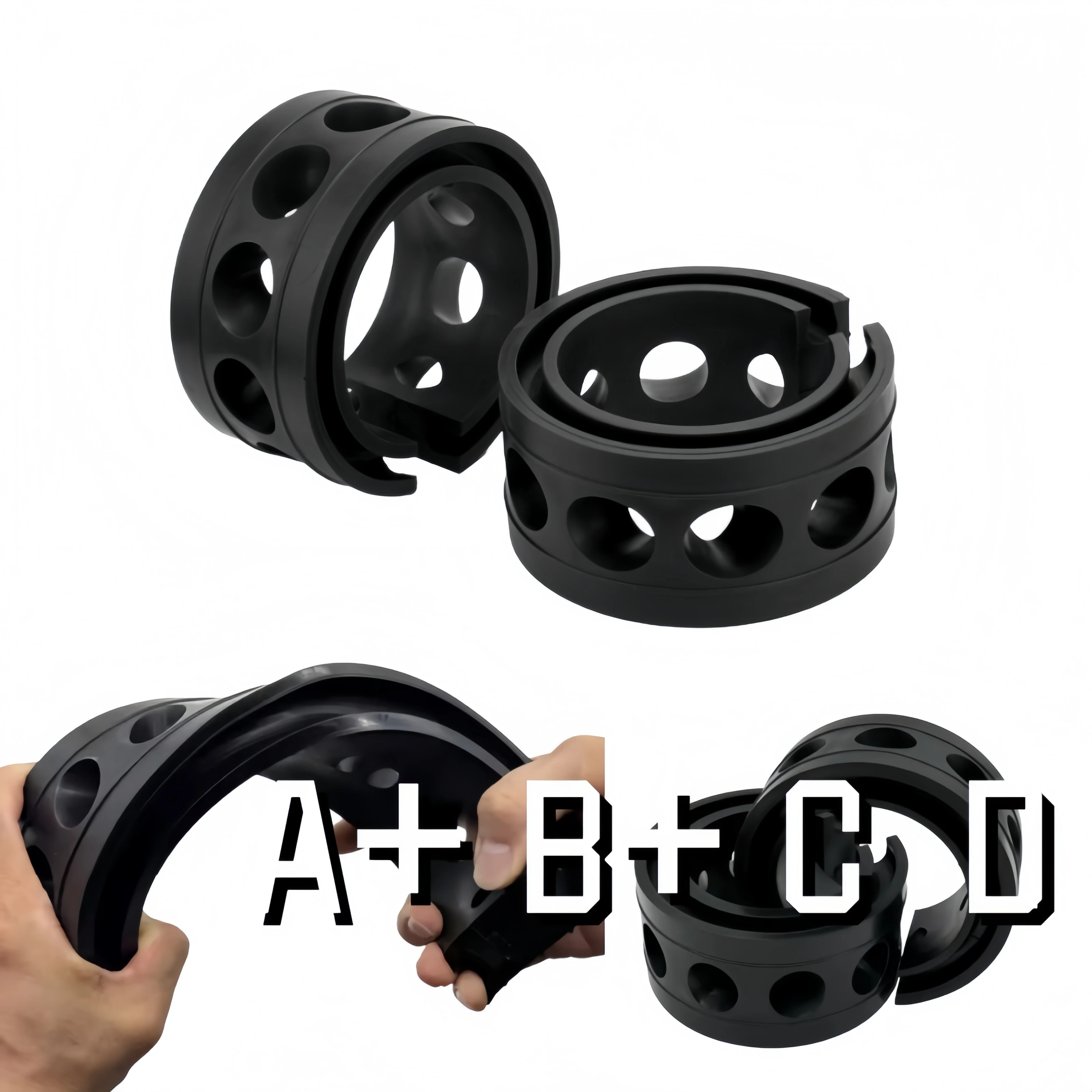 Alomejor 4 Piezas 1/10 RC neumático de Goma Control Remoto Rueda de camión reemplazo Desierto camión neumático RC Accesorios(NEGRO10056 Alomejor 4 Piezas 1/10 RC neumático de Goma Control Remoto Rueda de camión reemplazo Desierto camión neumático RC Accesorios(NEGRO10056