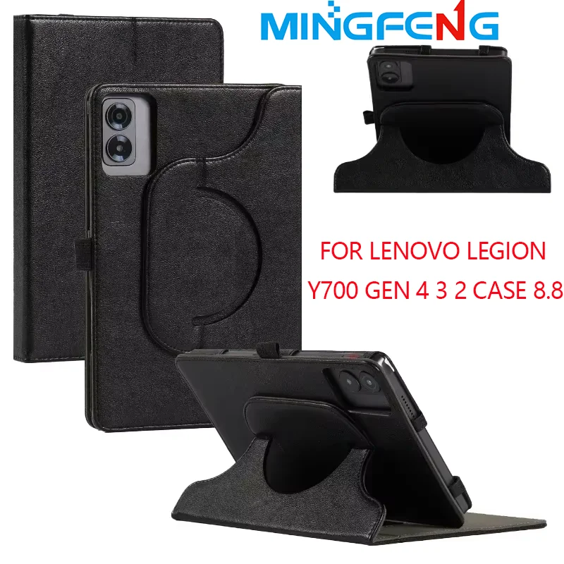 Enhanced Handheld Tablet Case with 360-Degree Rotating Detachable Cover