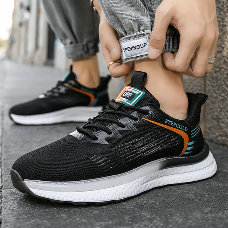 2023 New Men Casual Shoes Fashion Breathable Mesh Sneakers Outdoor