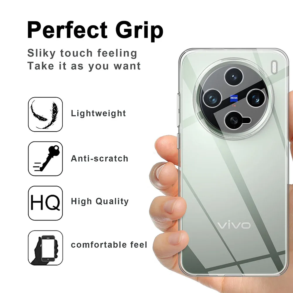 Ultra Thin Clear Soft Silicone Case Cover
