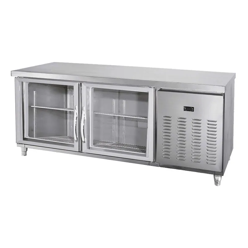 Manufacturer Work Table Kitchen Bench Stainless Steel Under Table Chest Workbench Fridge Freezer for Food