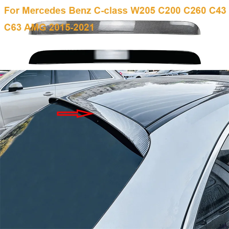

Сплиттер багажника Mercedes Benz C-class W205 C200 C260 C43 C63 AMG 2015-2021, верхние спойлеры, спойлер крыши багажника