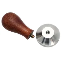 Calibrated Tamper Coffee Press Solid Wood Handle 3