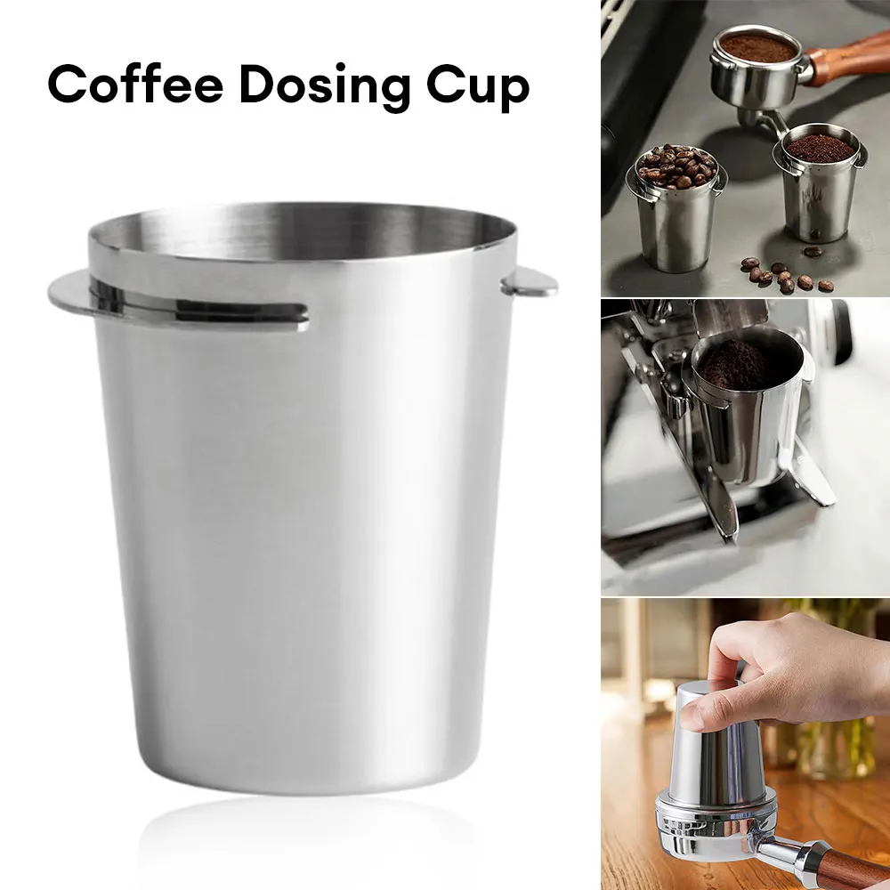 51mm Dozowanie Kawy Espresso Ze Stali Nierdzewnej Filiżanka Do Kawy Ekspres Do Kawy Akcesoria Do Domów Herbaciowych Mleka Kawy