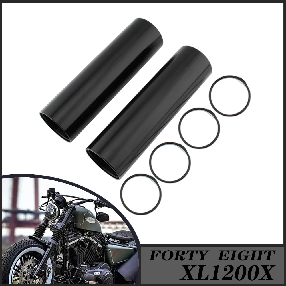 Per Harley Davidson Forty Eight Xl1200X 2011-2015 X48 Xl48 Protezioni Per Tubi Forcella Anteriore Moto Alluminio Xl 1200 X