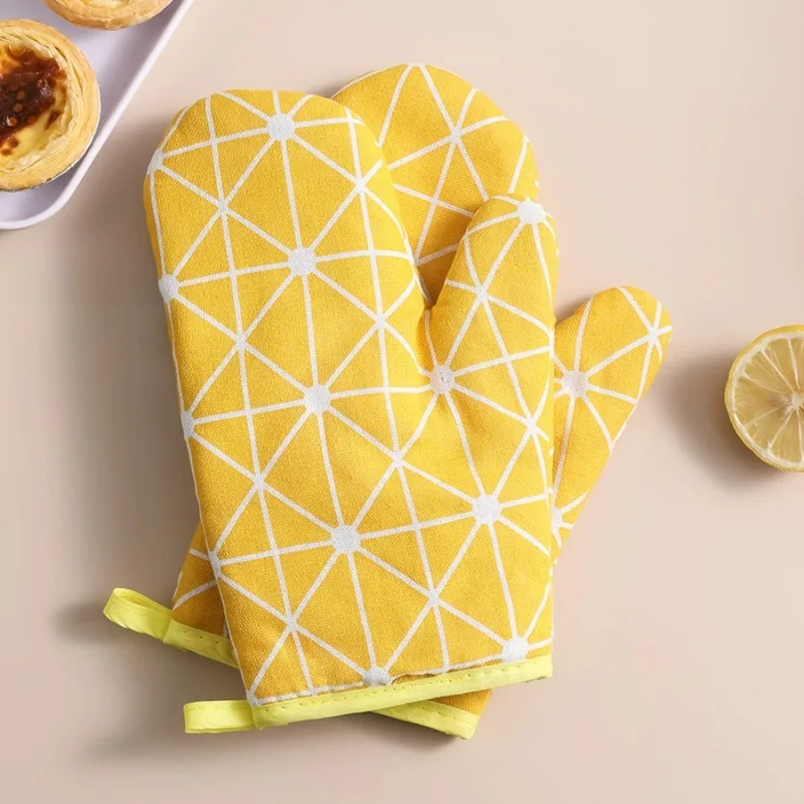 2pcs Heat-insulating Gloves, Anti-scald Microwave Gloves, High Temperature Resistant Kitchen Baking Oven