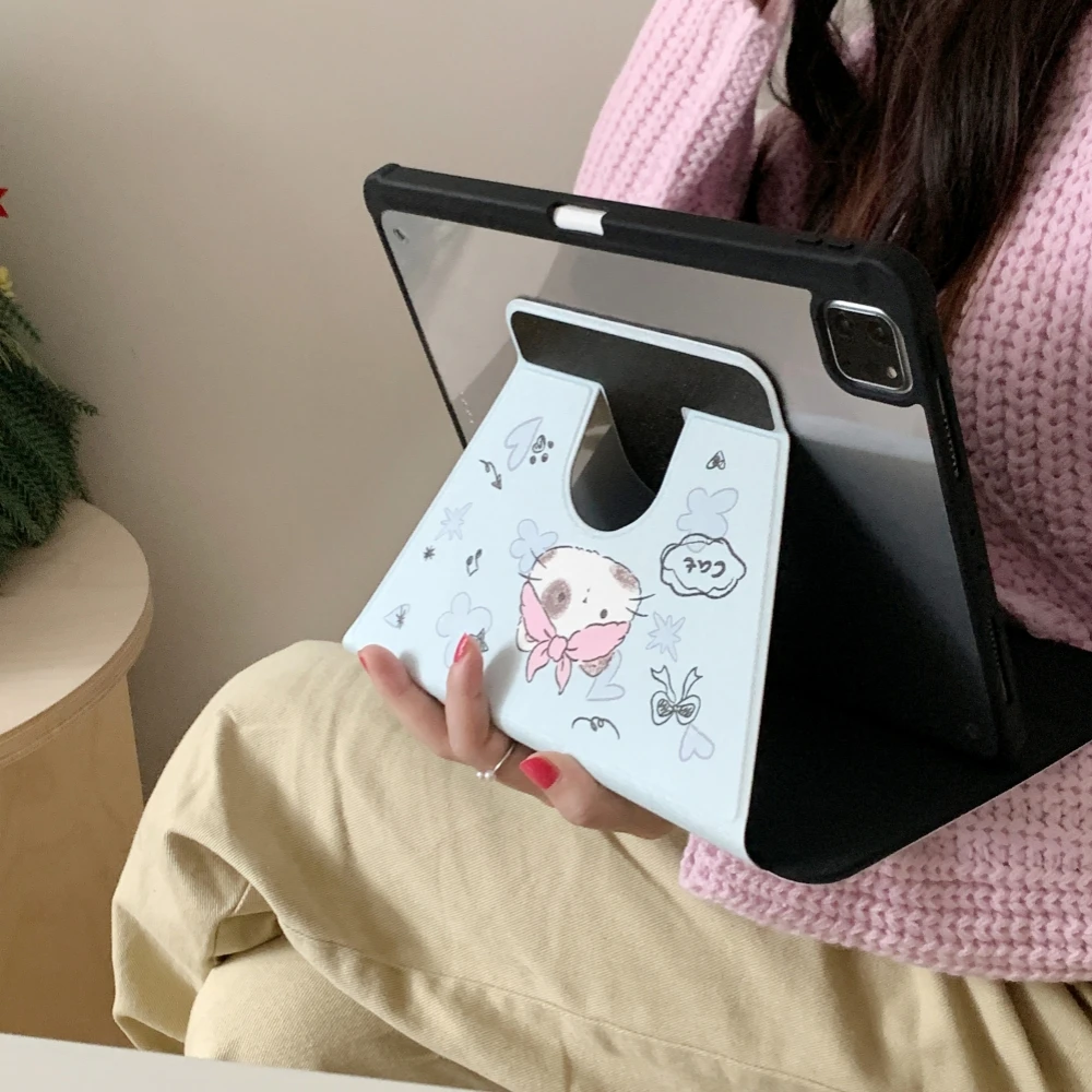 Cartoon Cat Tablet Case for Apple iPad