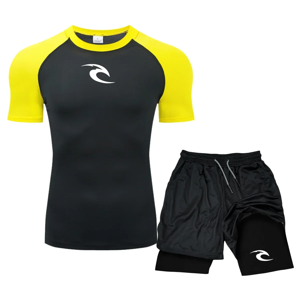 Men Superhero Sport Suits Rashguard Jerseys Tights Pants Running T Shirt Boxing Sets Gym Training Muay Thai Shorts MMA Fightwear