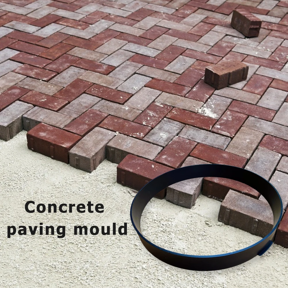 Reusable DIY Paving Concrete Mold Path Walk Maker Mould Round Garden Lawn Floor Household Garden Planting Elements