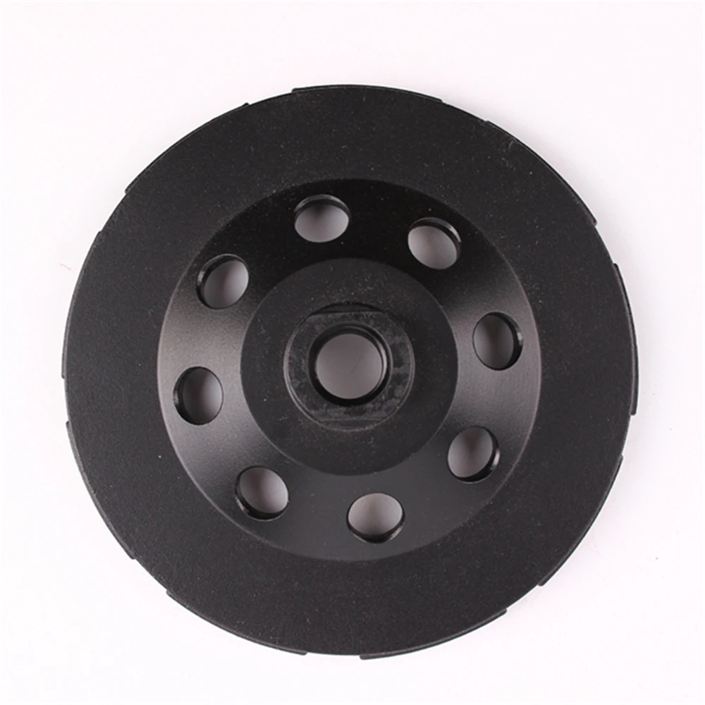 GD67 Diamond Metal Abrasive Polishing Pad 5 Inch Continuous Turbo Segment Grinding Disc for Stone Concrete Terrazzo Floor 9PCS