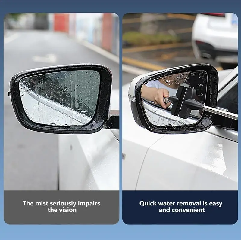 Versenkbare Rückspiegel Wischer Auto Fenster Rakel Mit Ausziehbarem Griff  Kleine Rakel Für Fenster Reinigung Auto Spiegel