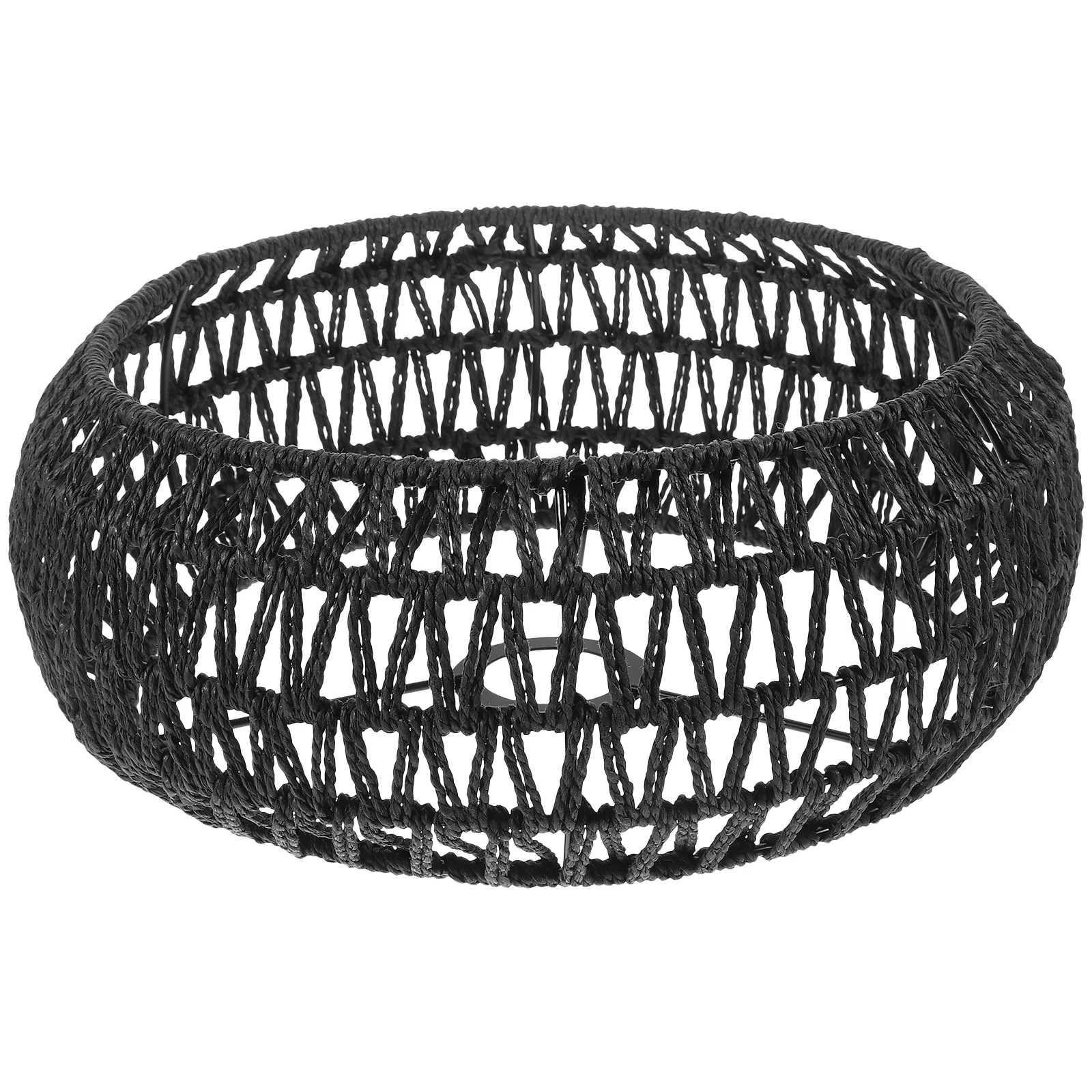 

Retro Straw Rope Lampshade for Chandelier Rustic Decor Indoor Light Cover Personality
