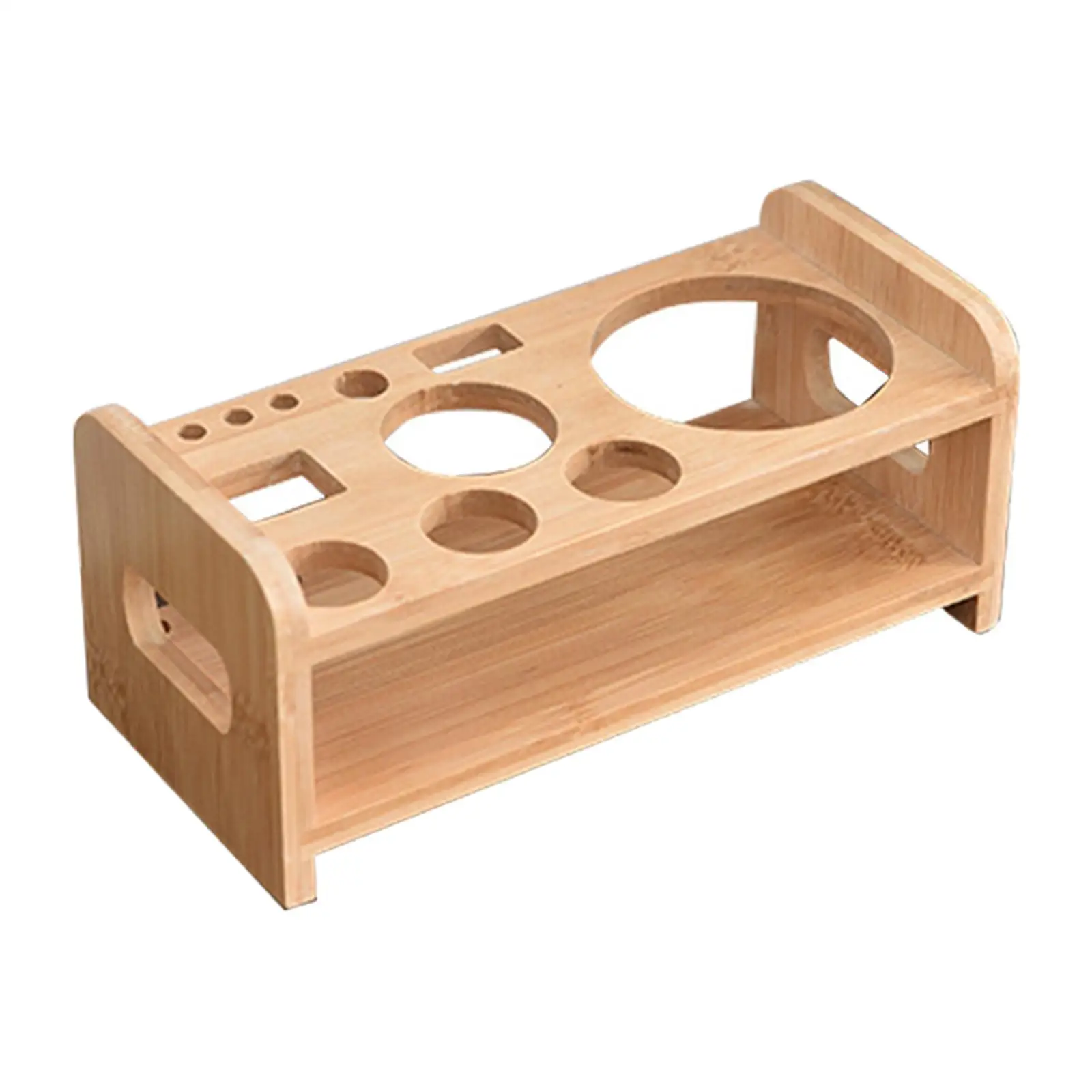 Bartending Tool Stand Wooden Durable Barware Drinkware Set Stable for Bar