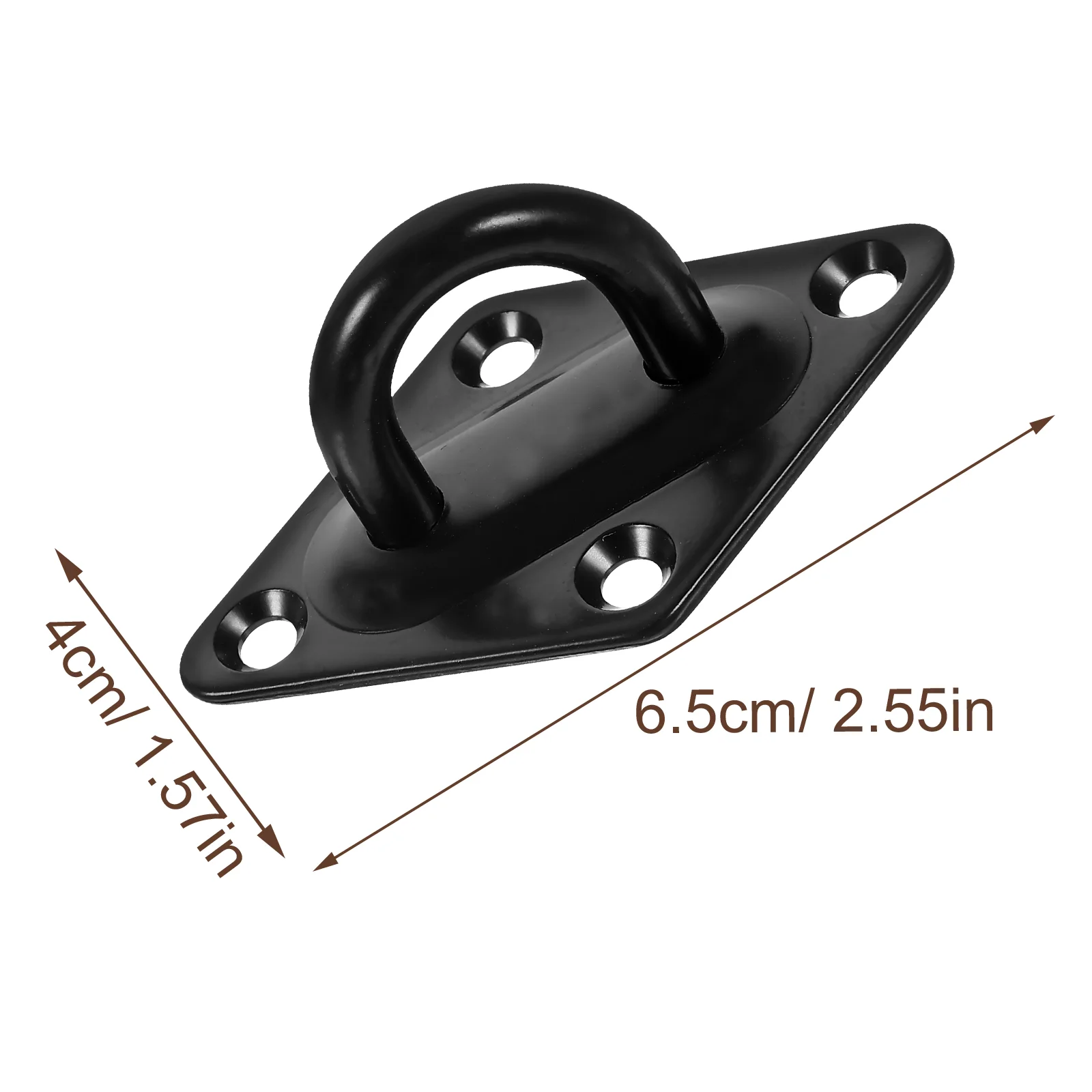 4 Pcs Roof Wall Hook Ceiling Hooks Heavy Duty Stainless Steel Mounted Pad Eye Plate for Door Latch