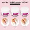 Nail Acrylic Powder and Liquid Monomer Nails Art Decoration For Manicure Set Kit Crystal Nail Glitter 3D Nail Tips Carving Tools 2