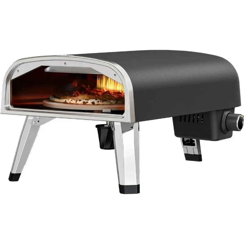 Portable Outdoor Gas Pizza Oven with Thermometer