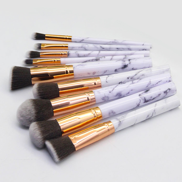 Pcs Makeup Brushes Tool  Beauty Eye Shadow Eyebrow Fan Blush Blending Make Up Brush Kit Cosmetic Set