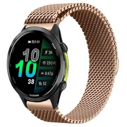 Elegant Magnetic Milanese Loop Strap - Metal Bracelet for Smartwatches (18/20/22mm) (Rose gold)