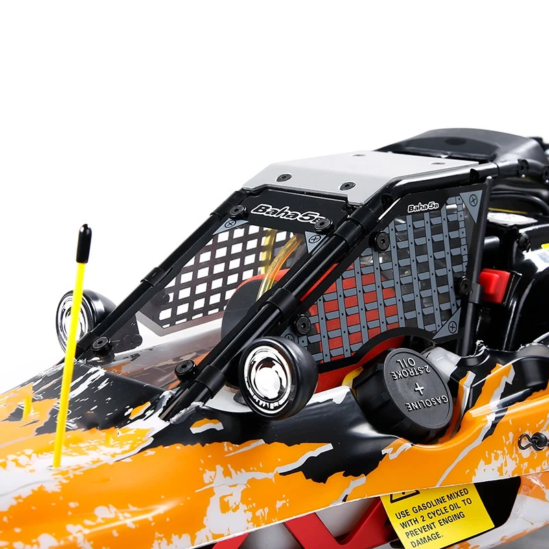 Explosion-Proof Car Window 5B (PC Material) Fit for 1/5 HPI ROVAN BAHA ROFUN KM GTB TS BAJA 5B explosion proof car window