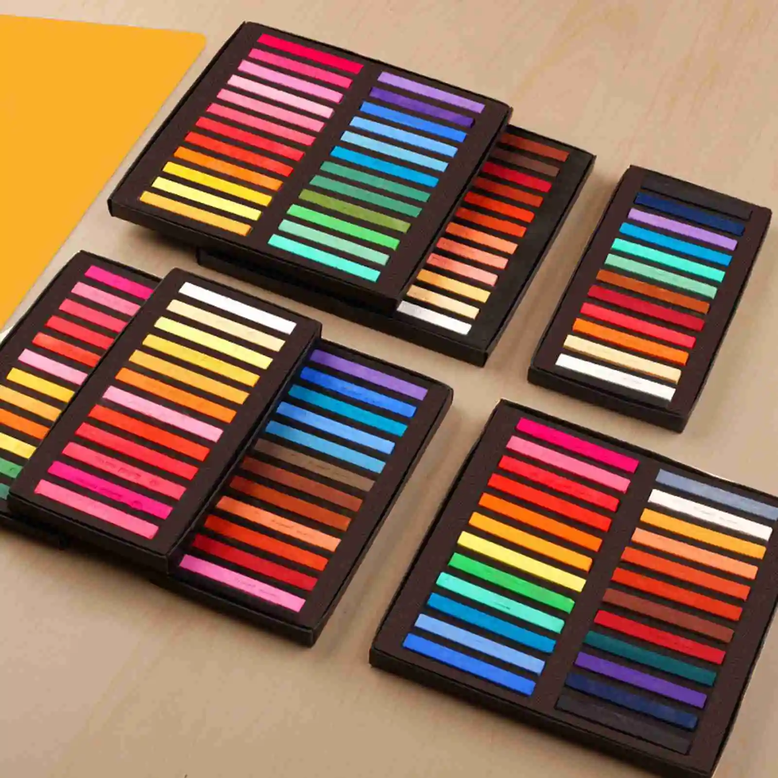 【New】12/24/36/48 Colors Soft Dry Pastel Artist Chalk Pastel Sticks Non Toxic for Office School Art Drawing Painting