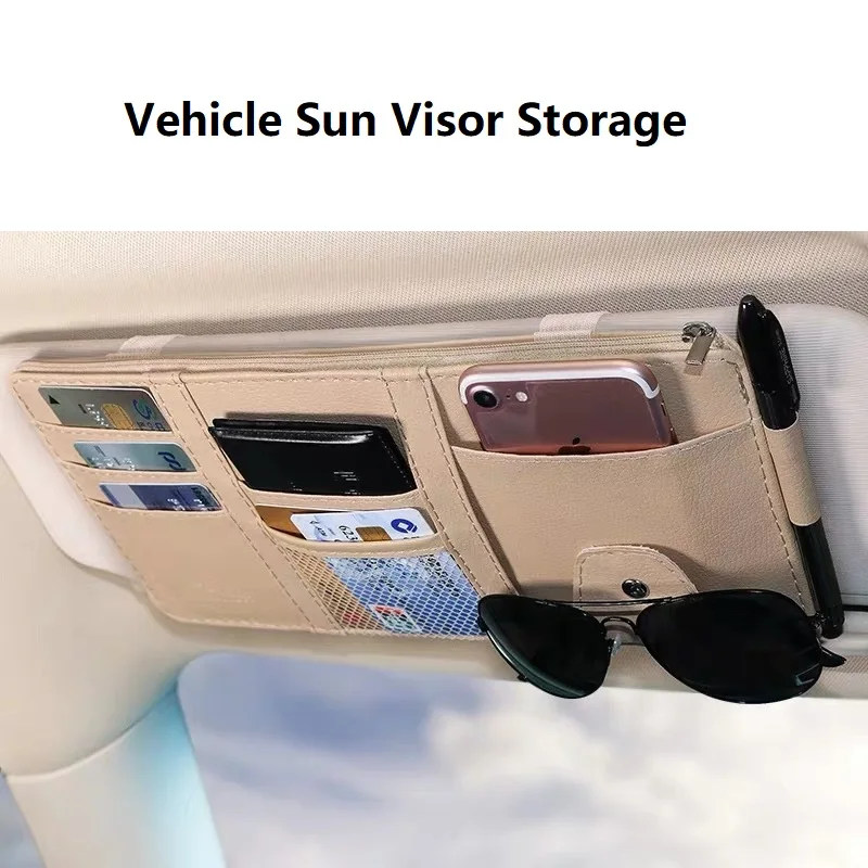 

Vehicle Sun Visor Storage Clip