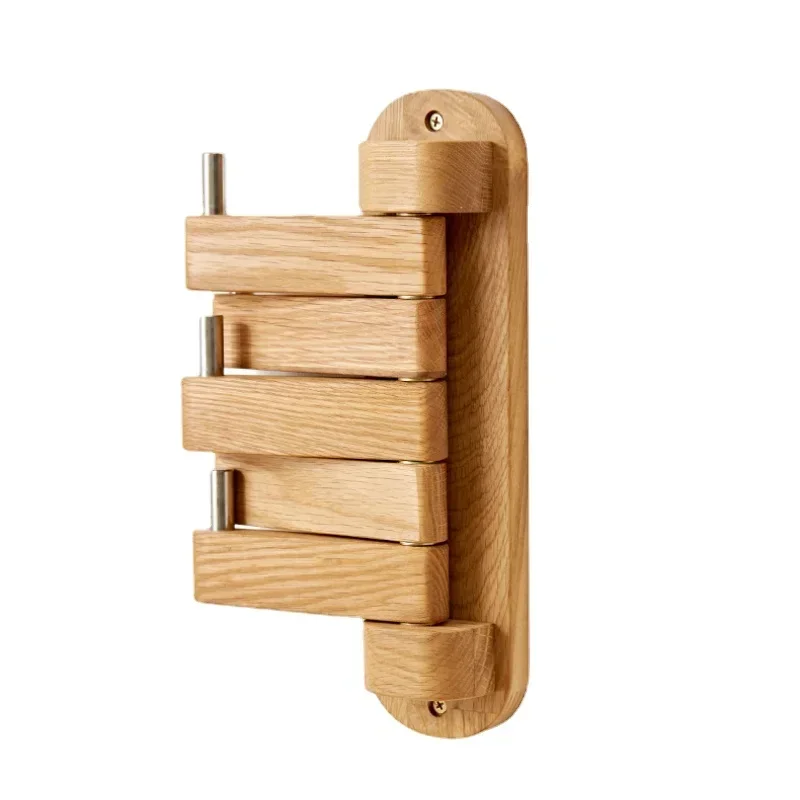 Living Room Clothes Hanger Solid Wood Oak Organizers for Room Wall Mounted Coat Racks Bedroom Dressing Rooms Gift