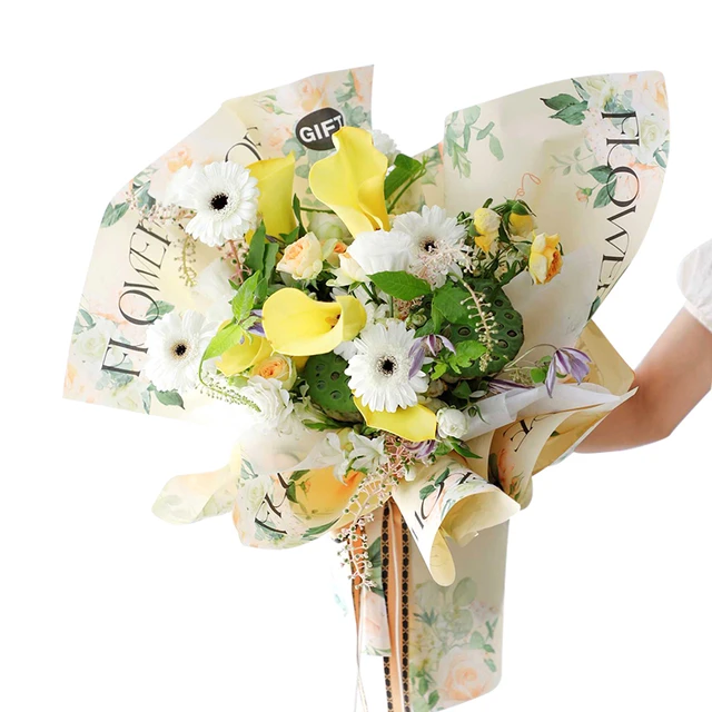 Korean Wrapping Paper Flowers  Wrapping Paper Flower Bouquet - Flower  Wrapping Paper - Aliexpress