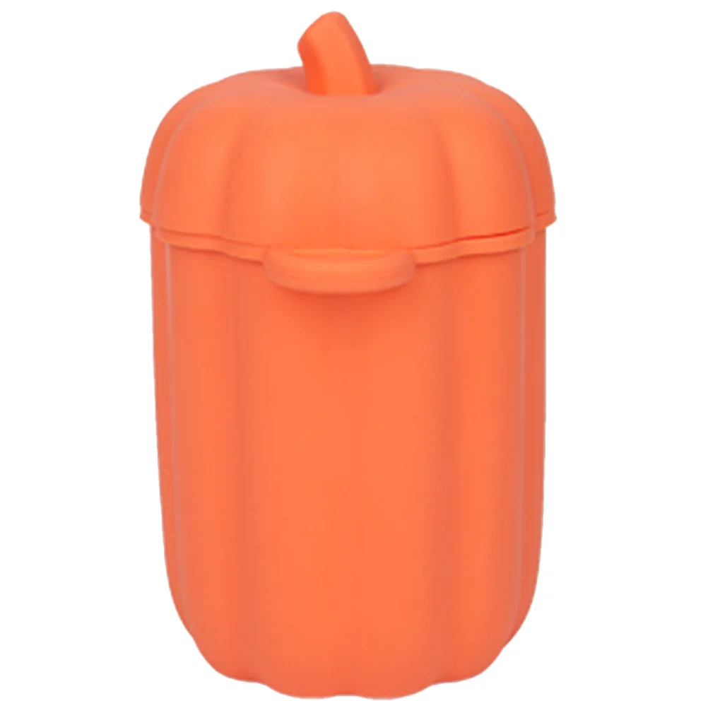 

Silicone Bacon Oil Jar Pumpkin Shape Oil Draining Jar Household Bacon Oil Storage Jar