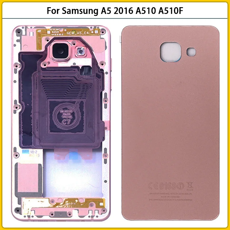

Новинка, задняя крышка корпуса A510 для A5 2016 A510 A510F