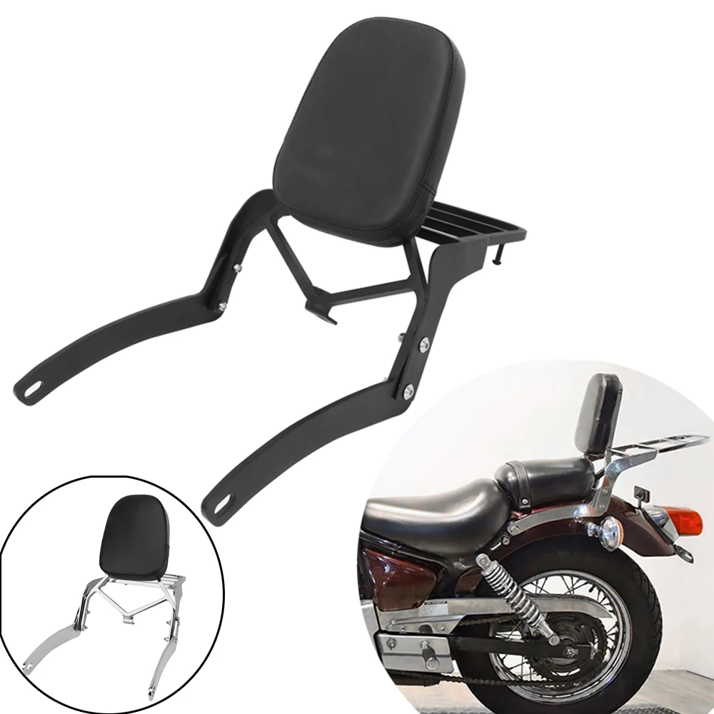 

Motorcycle Detachable Rear Passenger Backrest Sissy Bar Luggage Rack For Yamaha Virago XV125 XV250 1989-2019 XV 125 250 2018