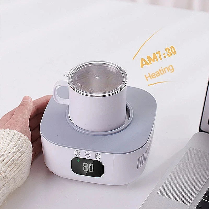 2 in 1 Cup Heater Cooler Cup Beer Bottle Can Drinks Cooling Mug Beverage Cooler Coaster Samrt Thermostatic 220V