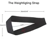 Fitness Thick Cotton Wrist Straps, Triangle Weightlifting Belt, Bodybuilding Strength Training, Hand Grip Wrist Brace Protection 5