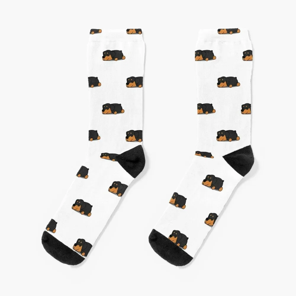 Rottweiler Dog Pattern Socks funny gifts kawaii funny gift Socks For Girls Men's