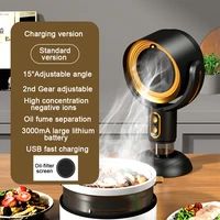 New Desktop Range Hood for Kitchen USB Charging Exhaust Hood Suction Large Suction Absorbs Oil Air Blower for Indoor BBQ Hot Pot 2